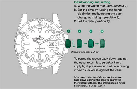 how to set time on a rolex watch|Rolex maintenance.